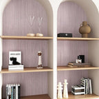 CRE8TIVE Pale Pink Grasscloth Wallpaper Textured Grasscloth Peel and Stick - Image 6