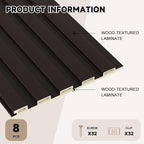 POHARE Slat Wall Paneling, Acoustic Wall Panels - Image 3