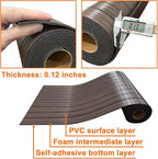 YLL YLL PVC Slat Wall Panel Peel and Stick 118"x 15.7" Faux Smoked Wood Grain - Image 7