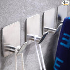 DELITON Adhesive Towel Hooks on Wall: Robe Hooks by DELITON