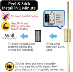 Set of 2 Battery Powered Linear Tube Rechargeable Gold Wall Sconce, Modern - Image 2