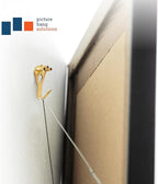 PHS 100 lb Picture Hanging Hooks – Heavy Duty Picture Hangers, 100 Pack Frame - Image 8