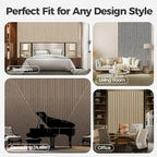 AKUMAX 2 Pack Acoustic Panels, Wood Slat - Image 9