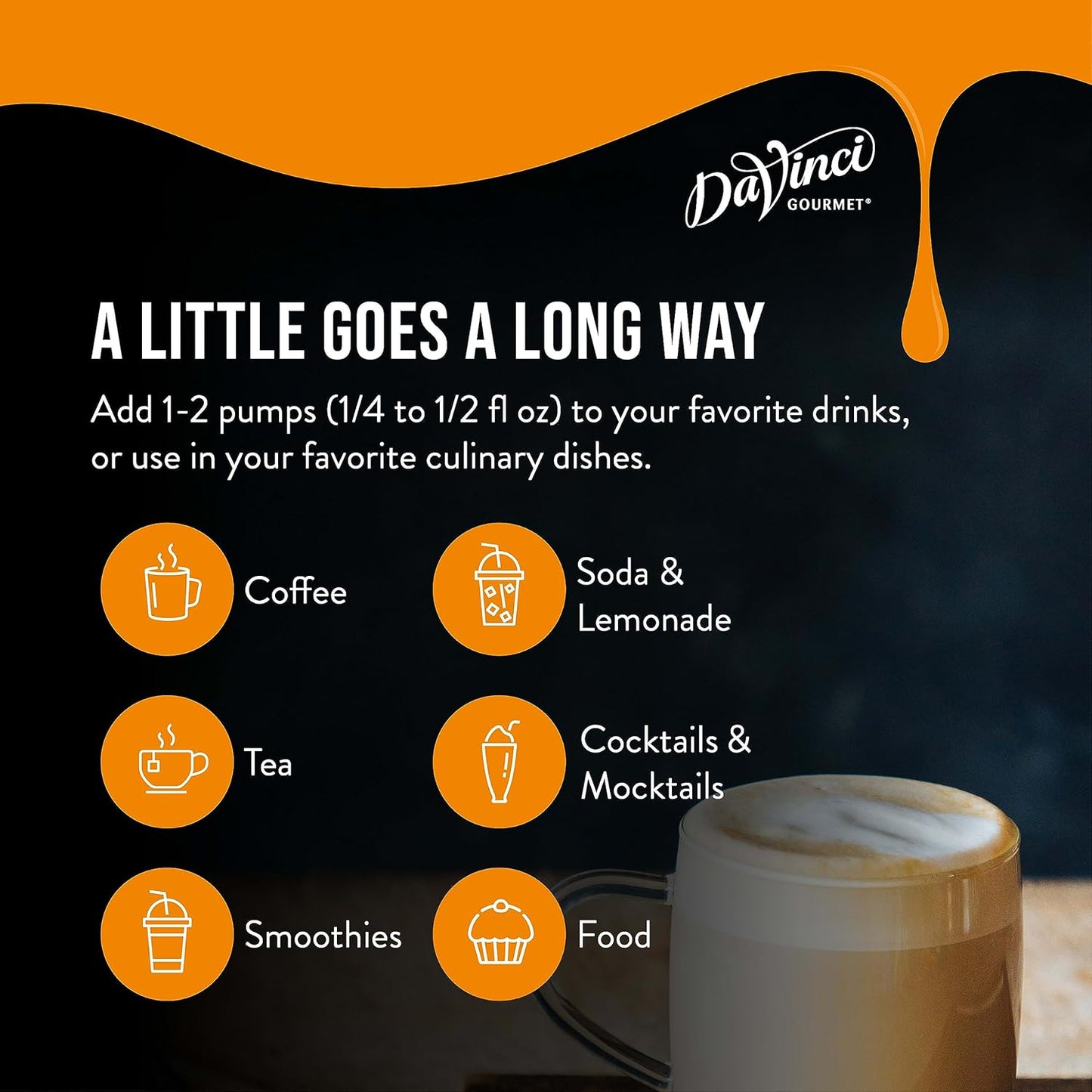 DaVinci Gourmet Classic Toasted Hazelnut Syrup, 25.4 Fluid Ounces (Pack of 4)