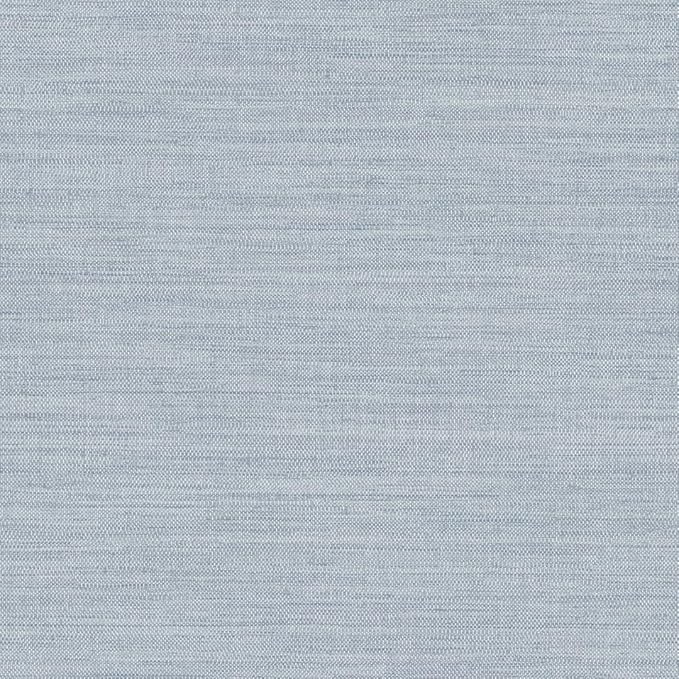Tempaper Textured Powder Blue Horizontal Faux Grasscloth Removable Peel and by TempaperCo