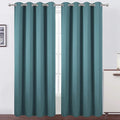 LEMOMO Sea Teal Thermal Blackout Curtains/52 x 95 Inch/Set of 2 Panels Room by Lemomo