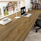 WESTICK Peel and Stick Countertops Waterproof Brown Wood Contact Paper - Image 4