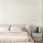 Theper Beige Peel and Stick Wallpaper Boho 17.3"×118" Modern Striped Removable - Image 6