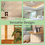 Art3d 48 x 96 Inch Natural Bamboo Wall Panel - Image 5