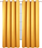 LEMOMO Yellow Thermal Blackout Curtains/52 x 95 Inch/Set of 2 Panels Room - Image 2