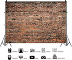 YYNXSY 7X5FT Large Fabric Brick Background - Image 4