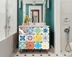 FLFK Wallpaper Border Tile Stickers Peel and Stick Wall Border - Image 5