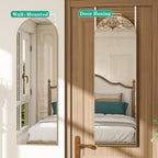 Over the Door Mirror Full Length, Behind the Door Wall Mirror, Back of Door - Image 2
