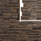 EverStone Cascade Faux Stone Panel, 48 5/8"W x 24 3/4"H x 1 1/4"D, Willow Peak - Image 9