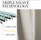 NICETOWN Natural Living Room Blackout Curtains - Image 4