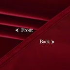 NICETOWN Christmas Red Velvet Curtains 96 inches Long - Image 9
