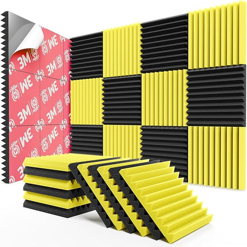 12 Pack Sound Proof Foam Panels by HEMRLY