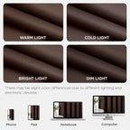 Joydeco Blackout Patio Sliding Door Curtains 90 Inches Long, Grommet Privacy - Image 9