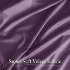NICETOWN Lavender Purple Velvet Curtains 84 inches Long - Image 3