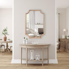 WallBeyond 24" x 36" Full Scalloped Corners Arch Rectangle Wall Mirror - Image 3