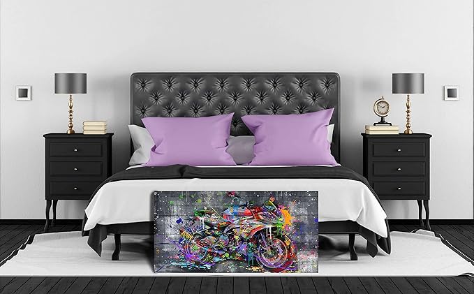 SIXTTART Graffiti Motorcycles Wall-Art - Image 9