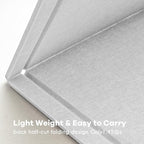 Lightomorrow Bulletin Board, 36 x 24 Inches Felt Pin Board, Cork Alternative - Image 3