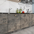 Livelynine 15.8x197 Concrete Limewash Peel and Stick Dorm Wallpaper Removable - Image 5