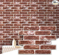 Commomy 3D Peel and Stick Brick, Ultralight Thin PVC Faux Brick Wall Panels by CommomyDecor