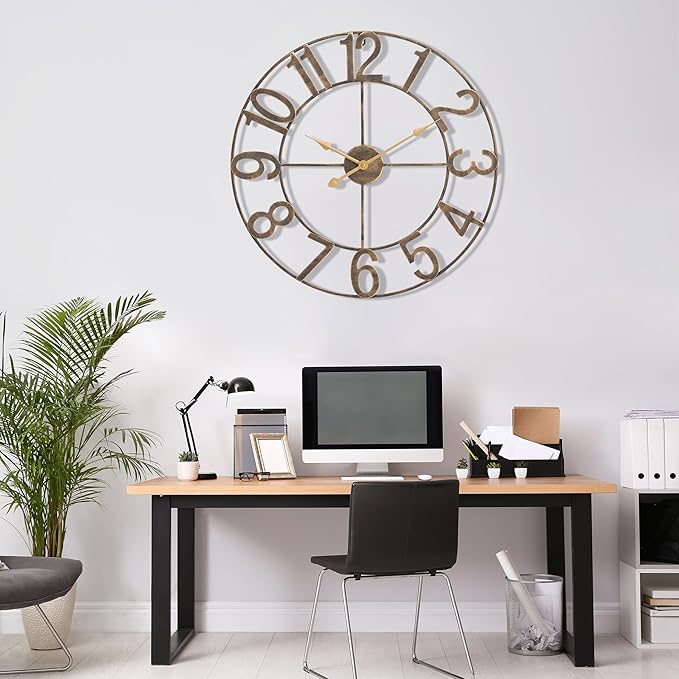 Sorbus Large Wall Clock for Living Room Decor - Image 2