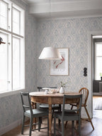 Toduso Peel and Stick Wallpaper Vintage Wall Paper Boho Contact Paper Blue - Image 6