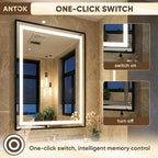 Antok 55X30 LED Bathroom Mirror - Image 7