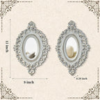ZEXUIRU 4 Set. Rustic Wall Mirrors - Image 6