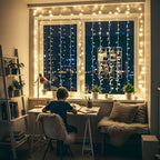 suddus Curtain Lights for Bedroom, 150 Led Hanging String Light Outdoor - Image 4