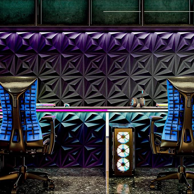 AMZDEPOT 50 Pack 3D Wall Panels - Image 9