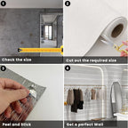 3D Wall Panels Peel and Stick – 23.82"x110" PVC Faux Texture, Self Adhesive - Image 5