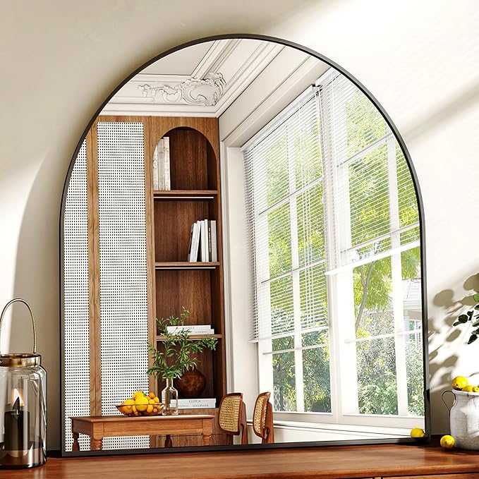 XRAMFY 31"x32" Arched Wall Mirror - Image 2