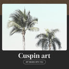 Framed Pink and Mint Green Coastal Wall Art - Image 8