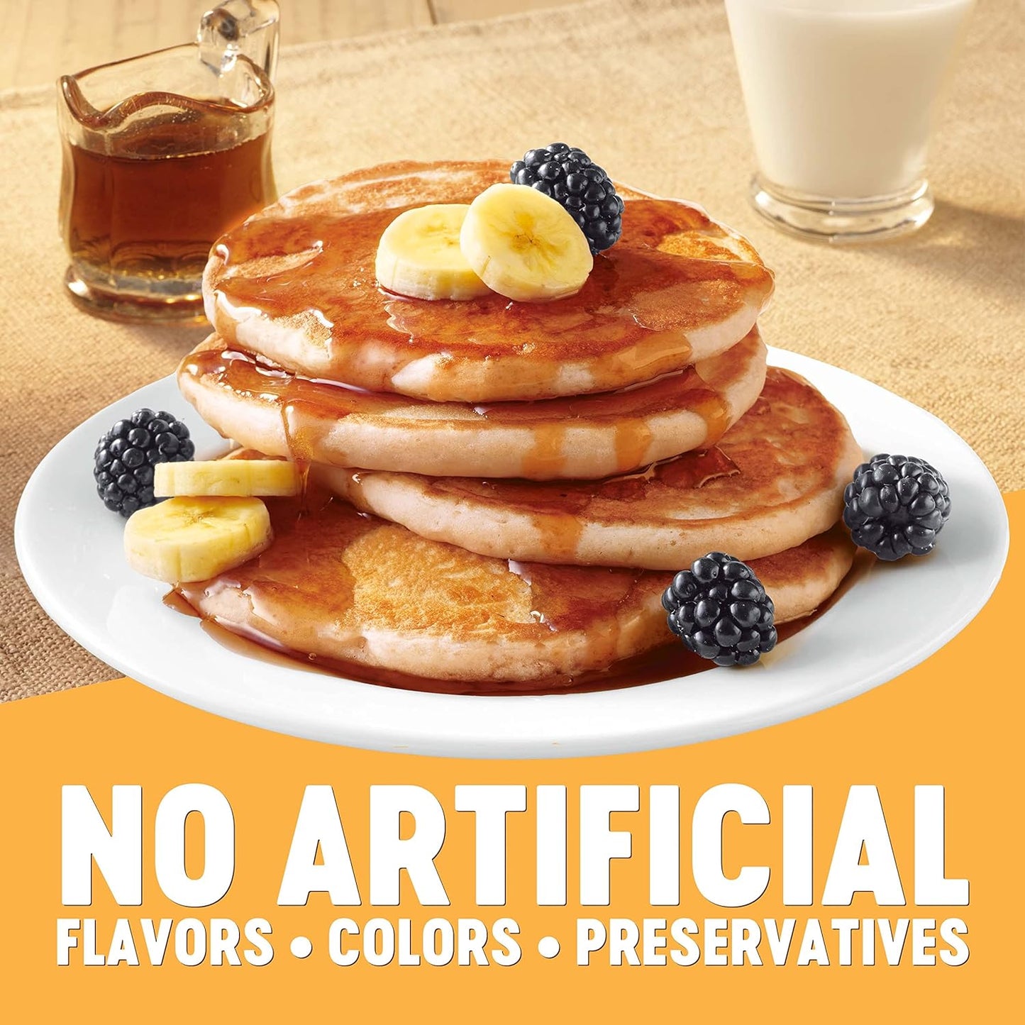 Krusteaz Heart Healthy Buttermilk Pancake Mix, 25.2 OZ (2-Pack)