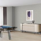 15.75"x590.6" Gray Grasscloth Wallpaper Peel and Stick Removable Textured Wall - Image 7