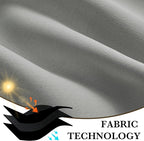 RYB HOME Bedroom Blackout Curtains 80 inches Long, 100% Blackout Thermal - Image 7