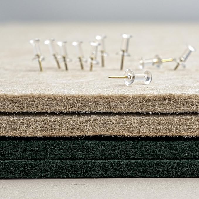 Bulletin Board, 36 x 24 Inches Felt Pin Board - Image 6