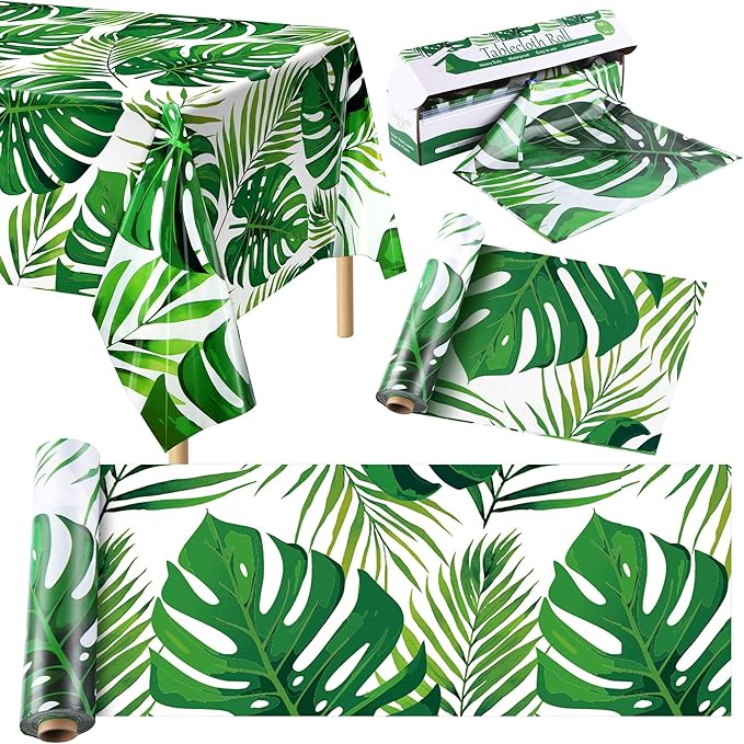 Kochorie 100 Ft x 54 Inch Palm Leaves Tablecloth Roll by Kochorie
