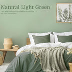 Dimoon 17.7''x236'' Peel and Stick Wallpaper Light Green Contact Paper - Image 7