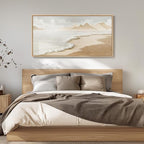 Framed Neutral Coastal Beach Wall Art - Image 3