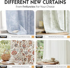 FMFUNCTEX 100% White Blackout Curtains - Image 8