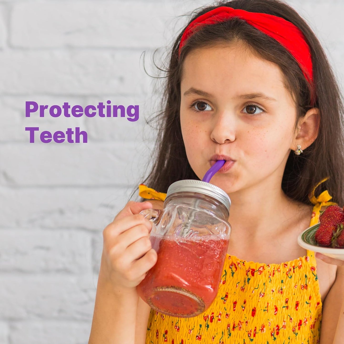 6.7" Short Metal Straw-Reusable Stainless Steel Drink Straws with Silicone Tips and Brush, Fit for 6 7 10 12 oz Small Cups (Colors 3)