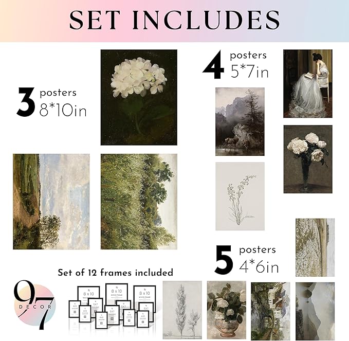 97 Decor Vintage FRAMED Wall Art - Image 2