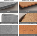 Lightomorrow Bulletin Board, 35 x 17 1/2 inches Felt Board - Image 5