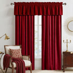 NICETOWN Red Velvet Valance Curtains - Image 4