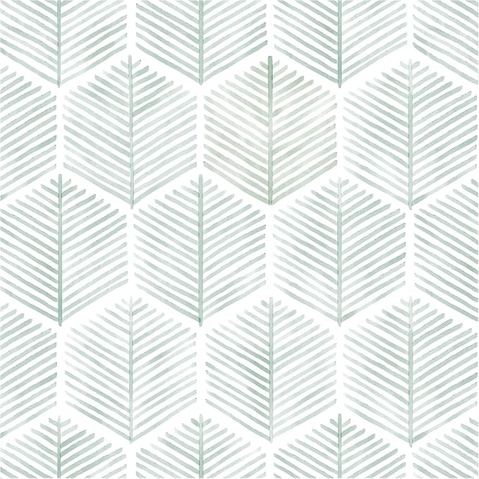 Modern Peel and Stick Wallpaper 17.3''×118'' Geometric Wallpaper Boho Contact by OSECAGE